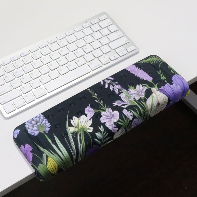 L-образна клавиатурна тава за ръб на бюро – 2-части комплект с опора за предмишница и лакът, подложка за китка, антихлъзгаща повърхност за офис, OEM персонализация