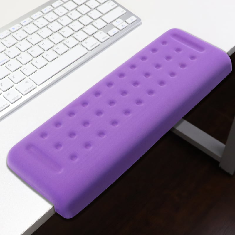 L-образна клавиатурна тава за ръб на бюро – 2-части комплект с опора за предмишница и лакът, подложка за китка, антихлъзгаща повърхност за офис, OEM персонализация