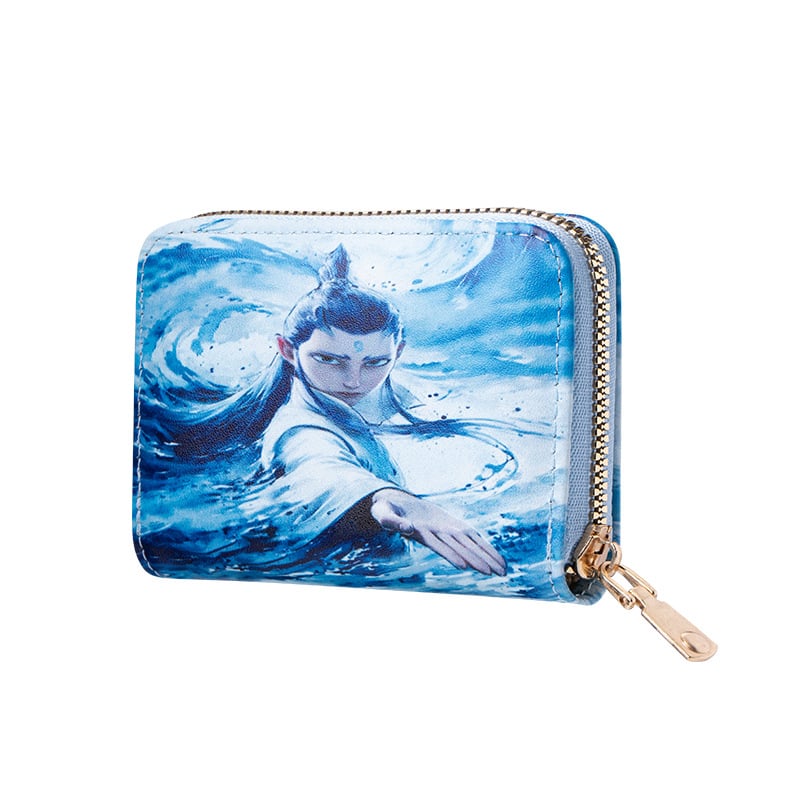 Monētu maki ar anime motīvu, PVC materiāls, 1 kārta dizains, iekšējā odere no sintētiskās ādas, viegls