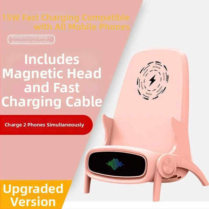 Три в едно безжично зарядно-стойка с магнитно зареждане 66W бързо зареждане, PD/QC/FCP протоколи, изход 5V2A/9V3A