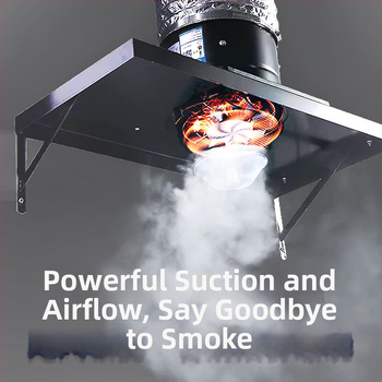 Konyhai kipufogó ventilátor nagy szívóerővel, FD250 modell, függőleges szerelés, 220V, 50W, vasból készült ház