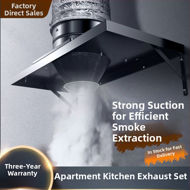 Konyhai kipufogó ventilátor nagy szívóerővel, FD250 modell, függőleges szerelés, 220V, 50W, vasból készült ház