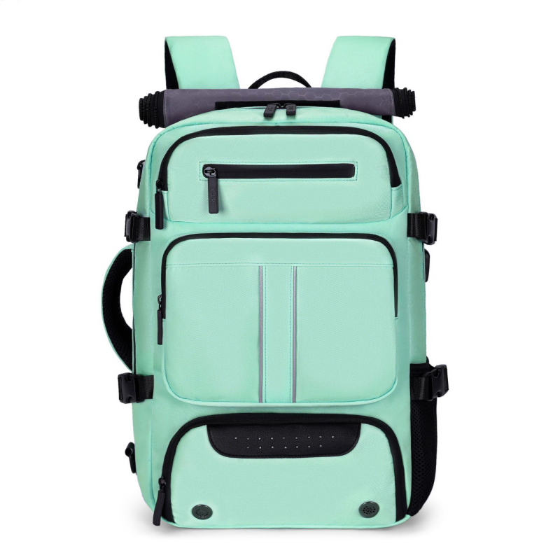 Unisex ruksak za outdoor putovanja, 36–55 L, Oxford tkanina, vodootporan, kompatibilan s 16-inčnim prijenosnim, zakrivljene naramenice