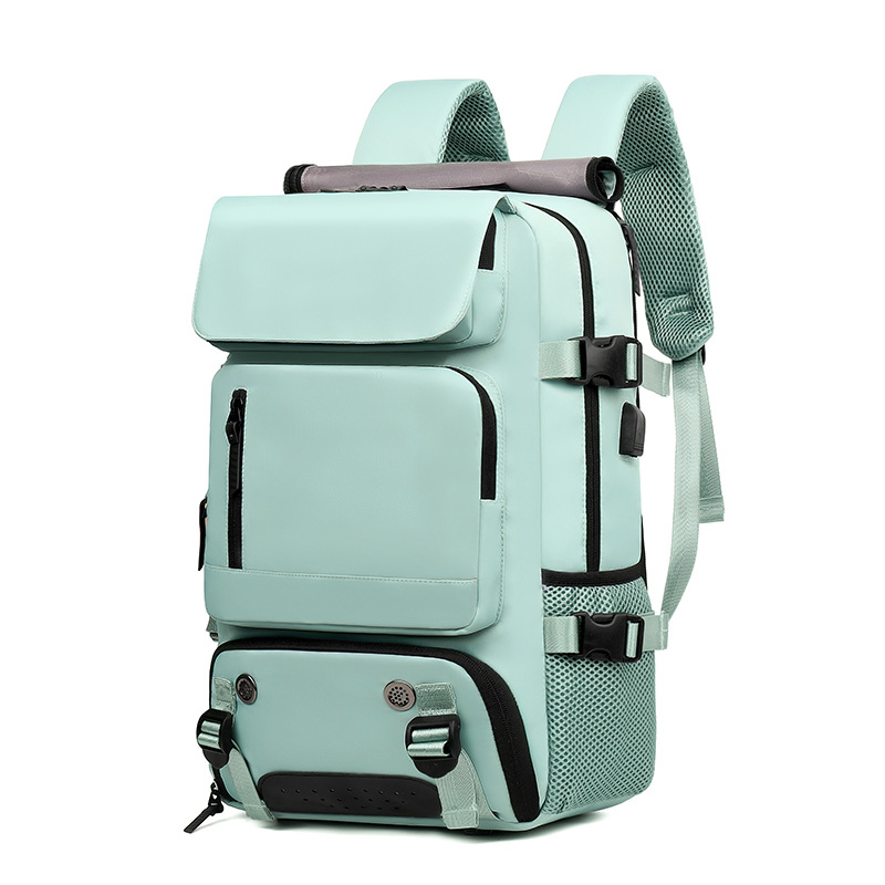 Unisex ruksak za outdoor putovanja, 36–55 L, Oxford tkanina, vodootporan, kompatibilan s 16-inčnim prijenosnim, zakrivljene naramenice