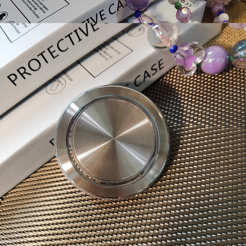 Suport pentru telefon montat pe bord cu braț magnetic pentru airbag, corp transparent, finisaj electroplacat, model CD print, compatibil MagSafe, pentru utilizare lângă pat