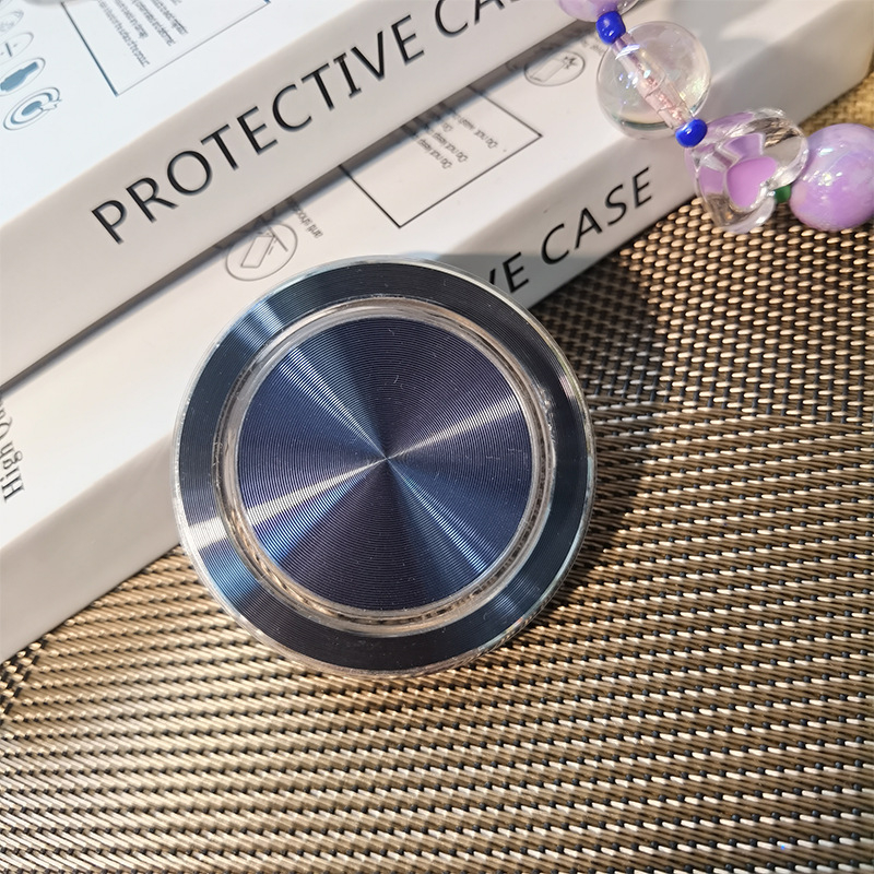 Suport pentru telefon montat pe bord cu braț magnetic pentru airbag, corp transparent, finisaj electroplacat, model CD print, compatibil MagSafe, pentru utilizare lângă pat