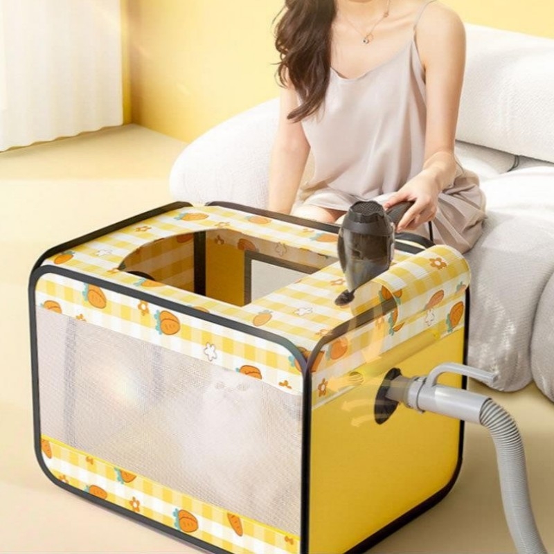 Dzīvnieku žāvēšanas kaste ar iebūvētu fēnu – piemērota kaķiem un suņiem, 220V, DC motors, zem 1000W, spirālveida apkures vads, 3C sertifikāts