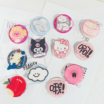 Акрилен настолен държач с магнитно закрепване, модел 01, с разглобяема ръкохватка и въртящ се механизъм, за употреба навън.