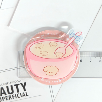 Акрилен настолен държач с магнитно закрепване, модел 01, с разглобяема ръкохватка и въртящ се механизъм, за употреба навън.