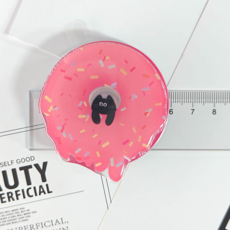 Акрилен настолен държач с магнитно закрепване, модел 01, с разглобяема ръкохватка и въртящ се механизъм, за употреба навън.