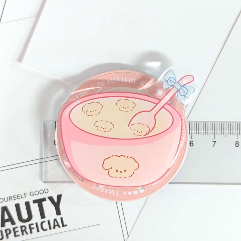 Акрилен настолен държач с магнитно закрепване, модел 01, с разглобяема ръкохватка и въртящ се механизъм, за употреба навън.