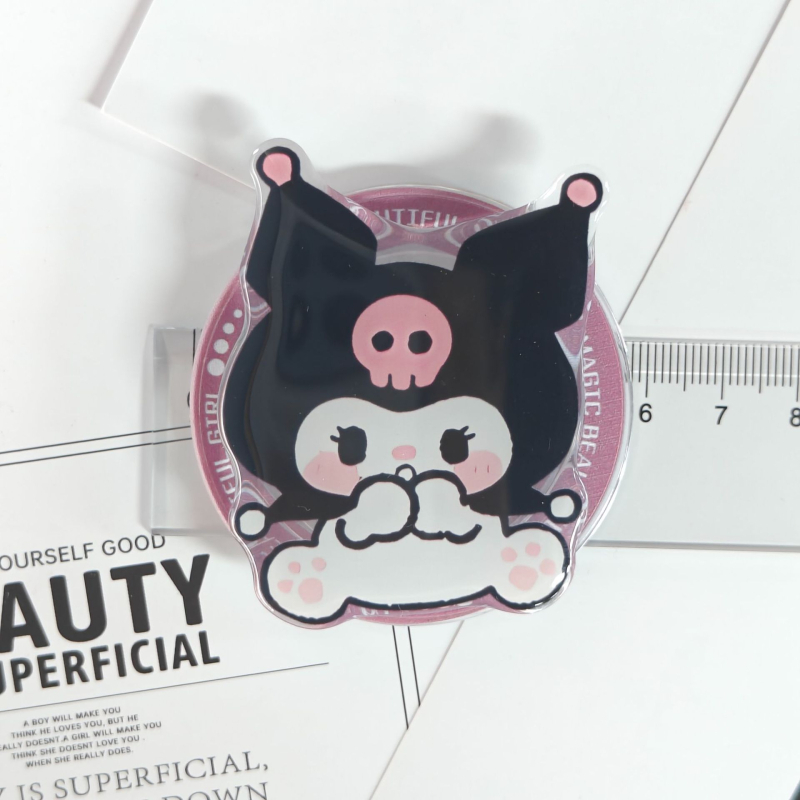 Акрилен настолен държач с магнитно закрепване, модел 01, с разглобяема ръкохватка и въртящ се механизъм, за употреба навън.