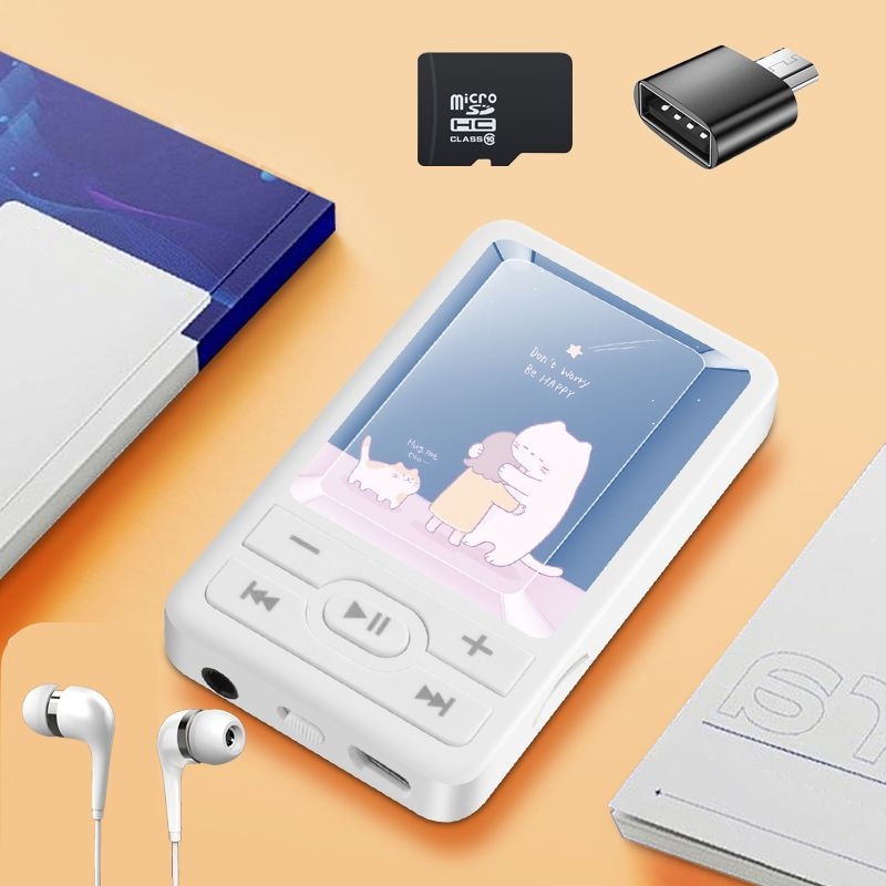 Prijenosni MP3 player za studente, kompaktni glazbeni player, bez snimanja videa
