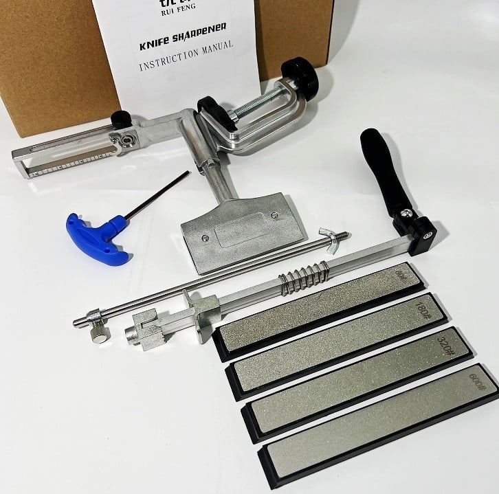 Inox acél késélező – rögzített és teljes szög, univerzális, professzionális élező állvány | Li Peide, könnyű luxus