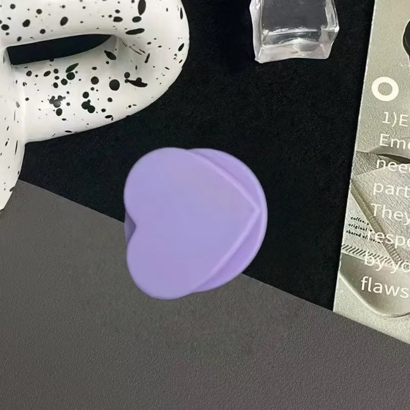 Silikonski MagSafe držač sa srcolikim minimalističkim dizajnom, snažnim držanjem, stolni teleskopni zračni jastuk za žene