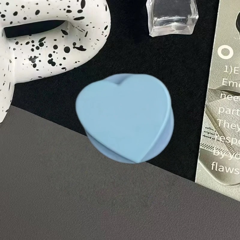 Silikonski MagSafe držač sa srcolikim minimalističkim dizajnom, snažnim držanjem, stolni teleskopni zračni jastuk za žene