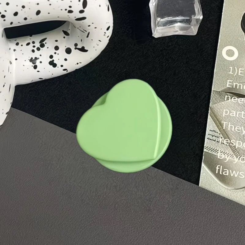 Silikonski MagSafe držač sa srcolikim minimalističkim dizajnom, snažnim držanjem, stolni teleskopni zračni jastuk za žene
