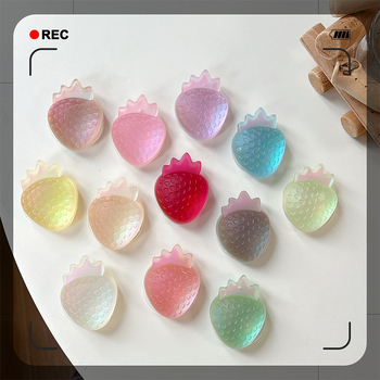 Suport pliabil pentru telefon cu montare adezivă și inel pentru deget - rășină, stil universal, personalizabil