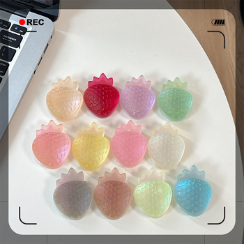 Suport pliabil pentru telefon cu montare adezivă și inel pentru deget - rășină, stil universal, personalizabil