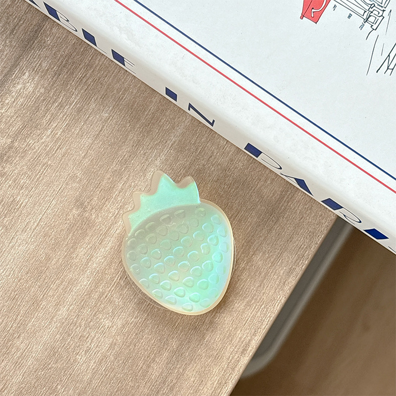 Suport pliabil pentru telefon cu montare adezivă și inel pentru deget - rășină, stil universal, personalizabil