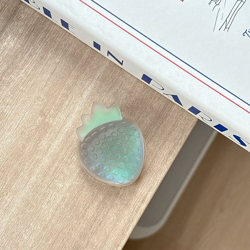 Suport pliabil pentru telefon cu montare adezivă și inel pentru deget - rășină, stil universal, personalizabil