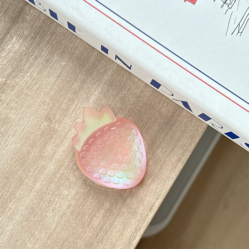 Suport pliabil pentru telefon cu montare adezivă și inel pentru deget - rășină, stil universal, personalizabil