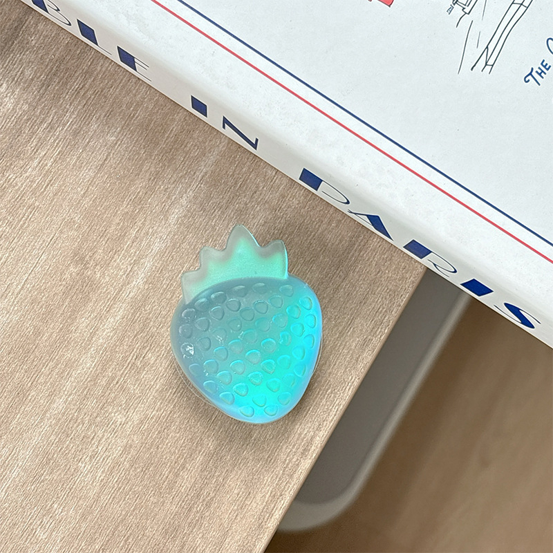 Suport pliabil pentru telefon cu montare adezivă și inel pentru deget - rășină, stil universal, personalizabil