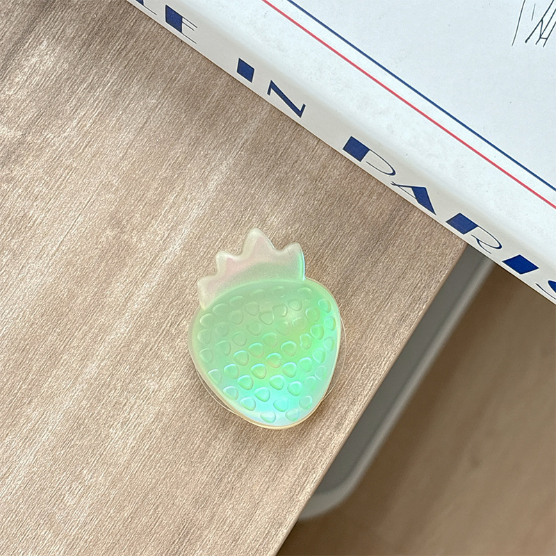 Suport pliabil pentru telefon cu montare adezivă și inel pentru deget - rășină, stil universal, personalizabil