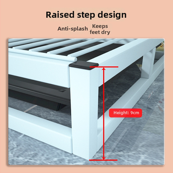 Τουαλέτα σκύλου με σχεδίαση συρταριού, σιλικόνη, αντιολισθητικό, φορητό