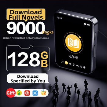 Bluetooth MP3/MP4 lejátszó e-könyv olvasóval és külső hangkimenettel