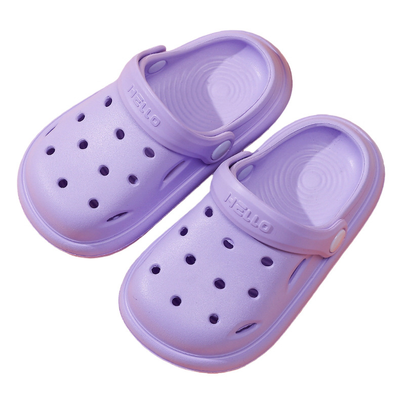 Șlapi de plajă pentru copii, EVA, unisex, stil Cartoon Paradise, fără căptușeală