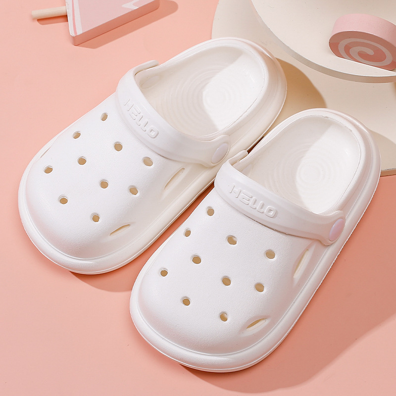 Șlapi de plajă pentru copii, EVA, unisex, stil Cartoon Paradise, fără căptușeală