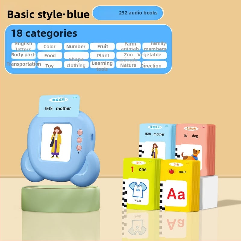 Писалка за четене с карти за ранно образование — говореща 300 поеми Тан и Сон, презареждаща се, MP3 възпроизвеждане, емоционално интерактивна, ABS