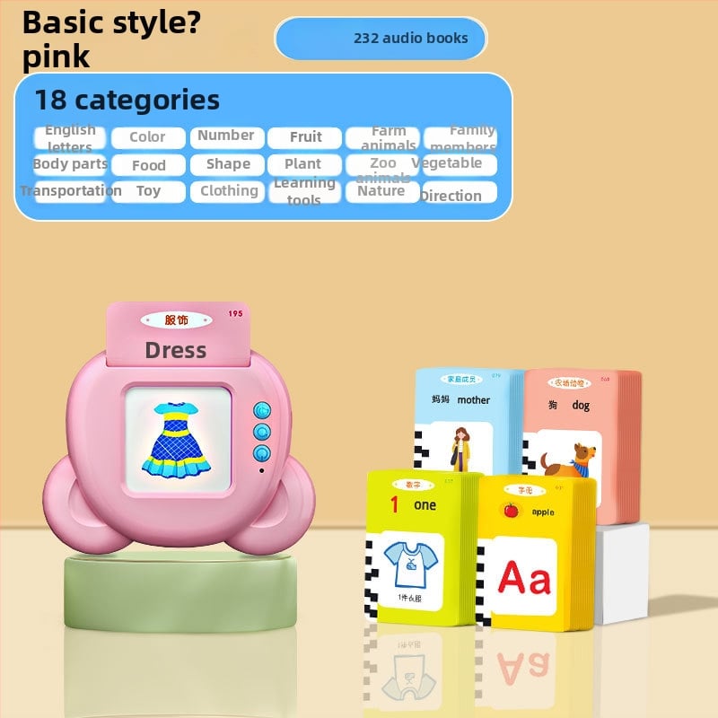 Писалка за четене с карти за ранно образование — говореща 300 поеми Тан и Сон, презареждаща се, MP3 възпроизвеждане, емоционално интерактивна, ABS