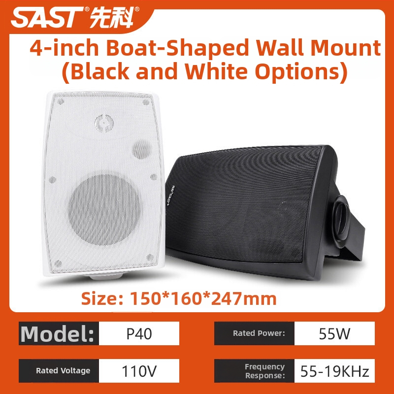 Nadzemes griestu skaļrunis S1-5, 20W, 2-kanālu koaksiālais, vads savienojums, 100–15000 Hz