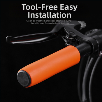 Velosipēda stūres vāciņš no sūkļa materiāla MTB, pielāgota privātā zīmola zīme