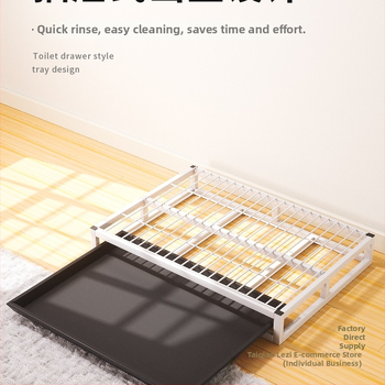 Τουαλέτα σκύλου με συρτάρι, ελκυστικό πάνα ούρων και ύφασμα από μεταξωτό λουλούδι