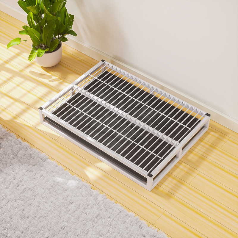 Τουαλέτα σκύλου με συρτάρι, ελκυστικό πάνα ούρων και ύφασμα από μεταξωτό λουλούδι