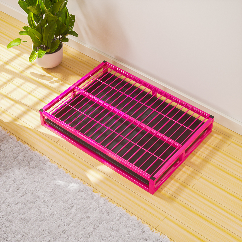 Τουαλέτα σκύλου με συρτάρι, ελκυστικό πάνα ούρων και ύφασμα από μεταξωτό λουλούδι