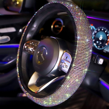 Калъф за волан на автомобил, печатен мотив, лято, машинно шиене, универсално пасва