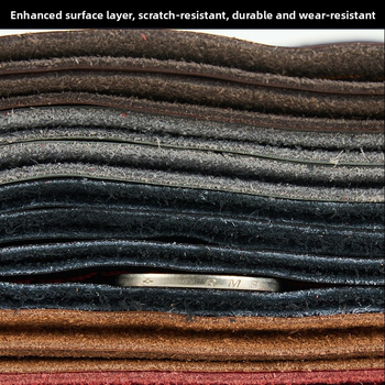 Kézzel varrt kormánykerék-betét valódi bőrből, felsőréteg bőrből, négy évszakos univerzális, egyszerű stílus