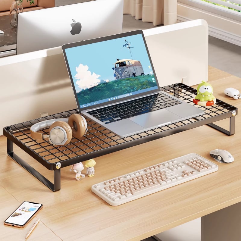 Στήριγμα για λάπτοπ και οθόνη – Με μεταλλική κατασκευή – Μάρκα Evesigar/Isijia – Για λάπτοπ και επιτραπέζιο monitor – Μοντέλο 2270446910148444416