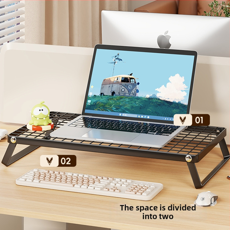 Stojan na notebook a monitor – železná umelecká konštrukcia – Značka Evesigar/Isijia – Pre notebook a stolný monitor – Model 2270446910148444416