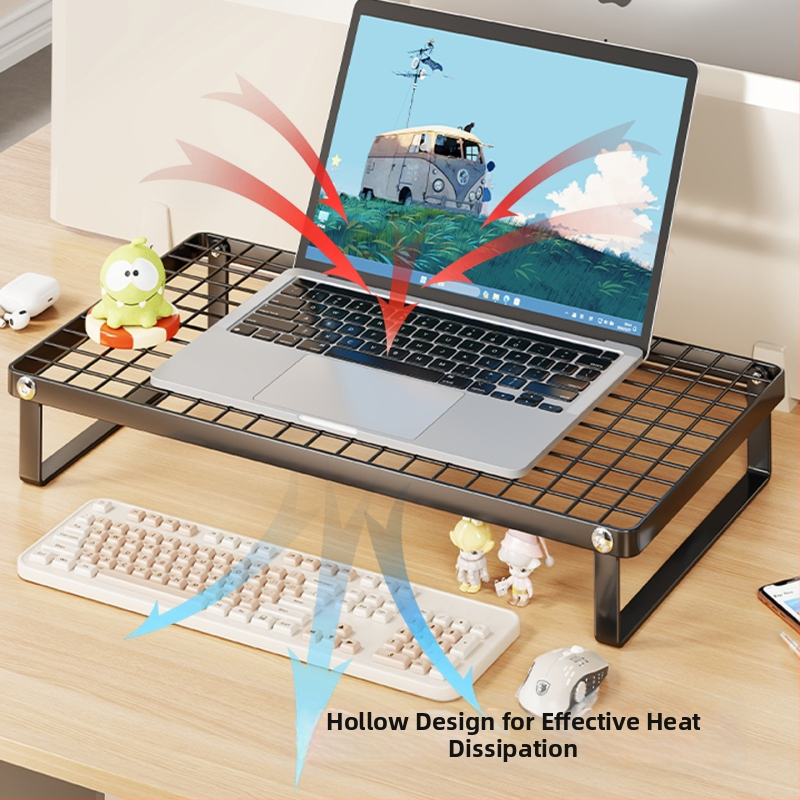 Stojan na notebook a monitor – železná umelecká konštrukcia – Značka Evesigar/Isijia – Pre notebook a stolný monitor – Model 2270446910148444416