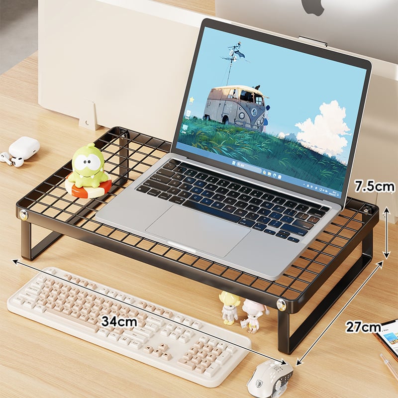 Στήριγμα για λάπτοπ και οθόνη – Με μεταλλική κατασκευή – Μάρκα Evesigar/Isijia – Για λάπτοπ και επιτραπέζιο monitor – Μοντέλο 2270446910148444416