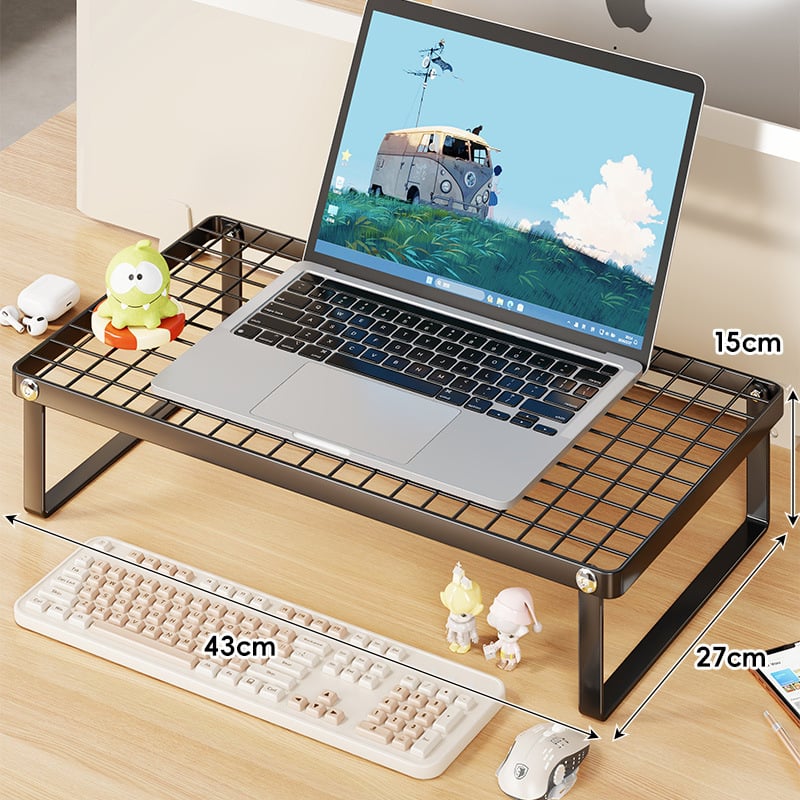 Στήριγμα για λάπτοπ και οθόνη – Με μεταλλική κατασκευή – Μάρκα Evesigar/Isijia – Για λάπτοπ και επιτραπέζιο monitor – Μοντέλο 2270446910148444416