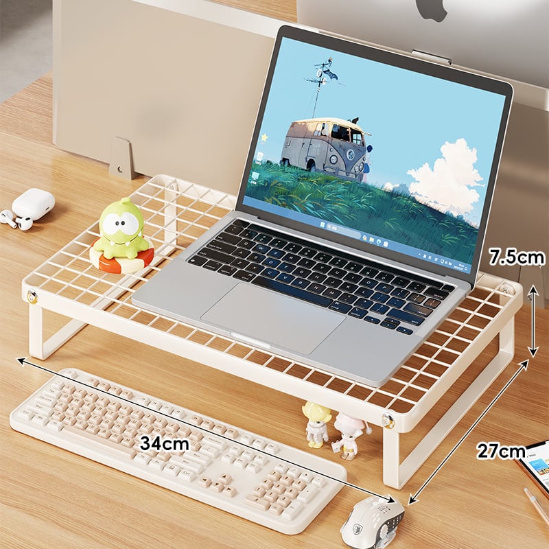 Στήριγμα για λάπτοπ και οθόνη – Με μεταλλική κατασκευή – Μάρκα Evesigar/Isijia – Για λάπτοπ και επιτραπέζιο monitor – Μοντέλο 2270446910148444416