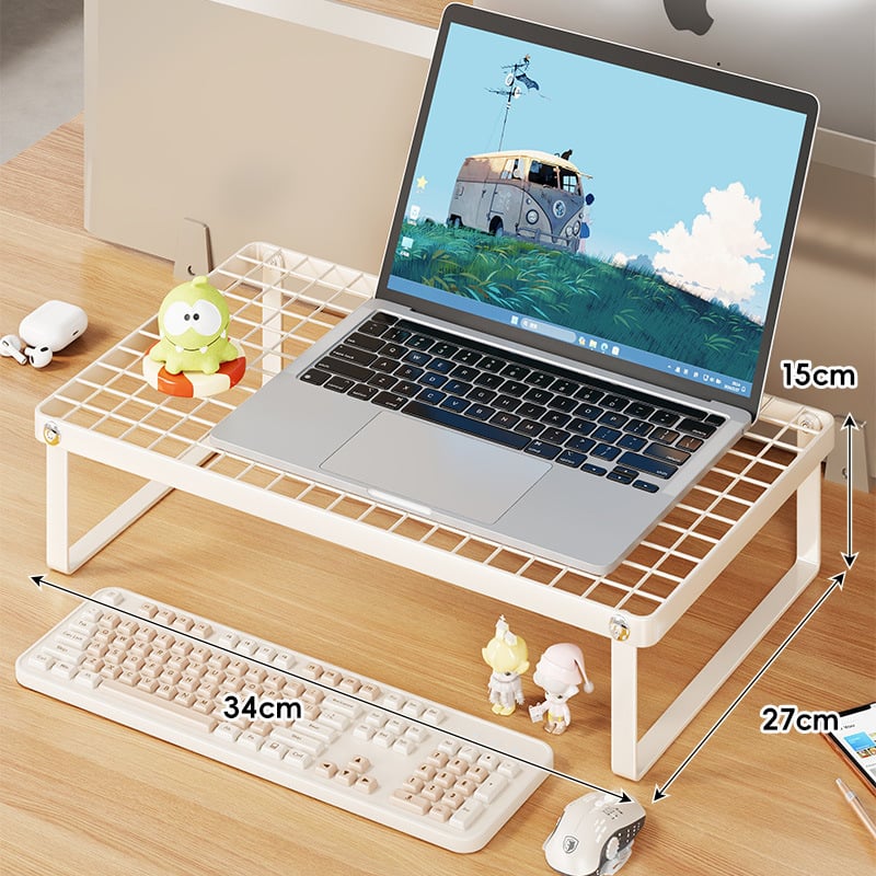 Στήριγμα για λάπτοπ και οθόνη – Με μεταλλική κατασκευή – Μάρκα Evesigar/Isijia – Για λάπτοπ και επιτραπέζιο monitor – Μοντέλο 2270446910148444416