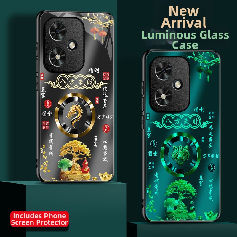 Tālruņa vāciņš Honor 400 - Gaismas stikla vāciņš, matēts pārklājums, pilns klājs, izturīgs pret kritieniem