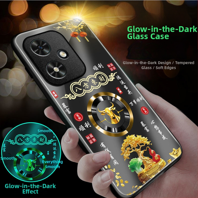 Tālruņa vāciņš Honor 400 - Gaismas stikla vāciņš, matēts pārklājums, pilns klājs, izturīgs pret kritieniem